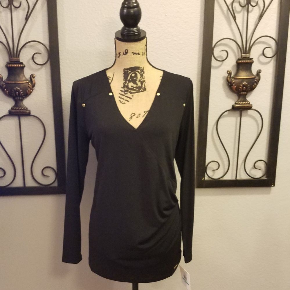 Ellen Tracy Long Sleeve Blouse NWT